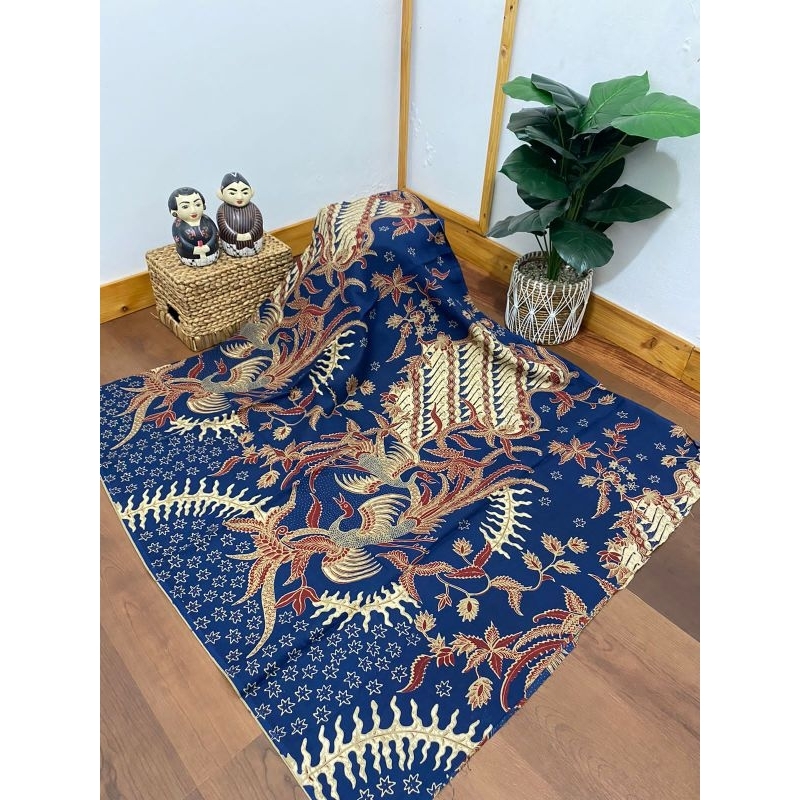 Batik Cabut Kain katun Premium motif merak