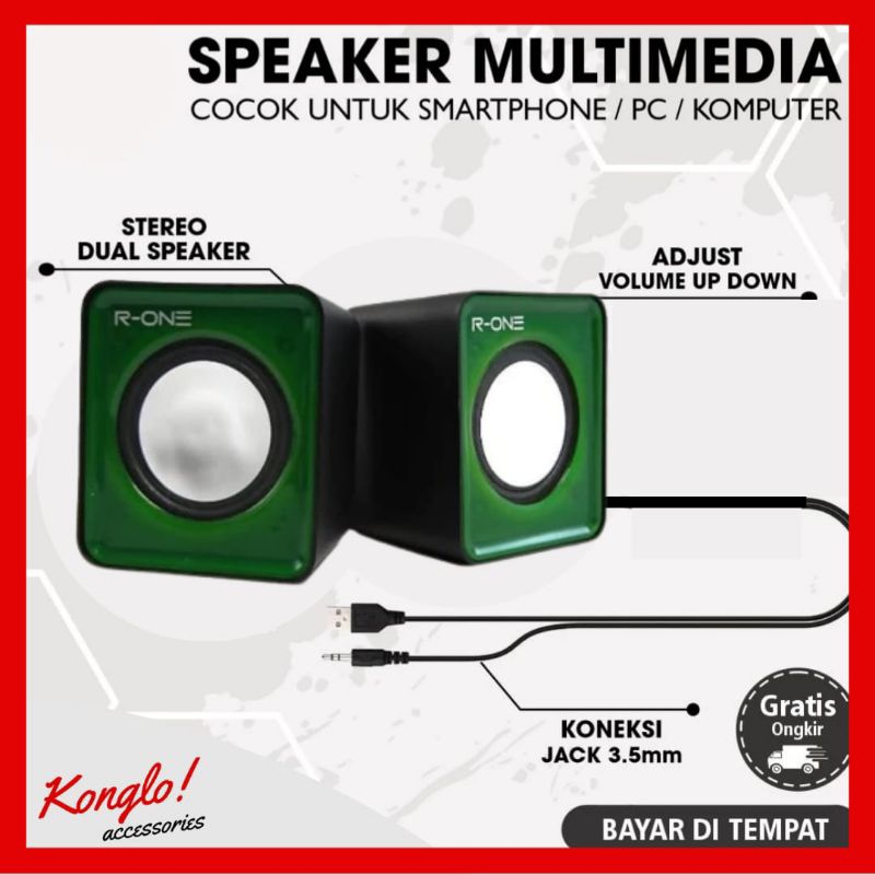 Gak Fokus Ngantuk Speaker Aktif Laptop Usb Stereo all Merk /Android Suara Bagus Portable