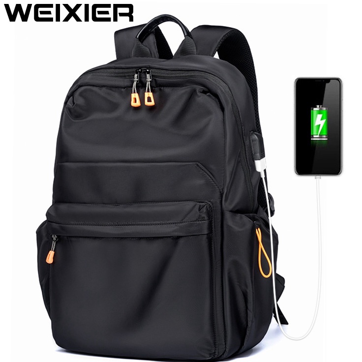 Trxd2D7p WEIXIER B671 Tas Punggung Pria Ransel Laptop Anti Air WX-OS