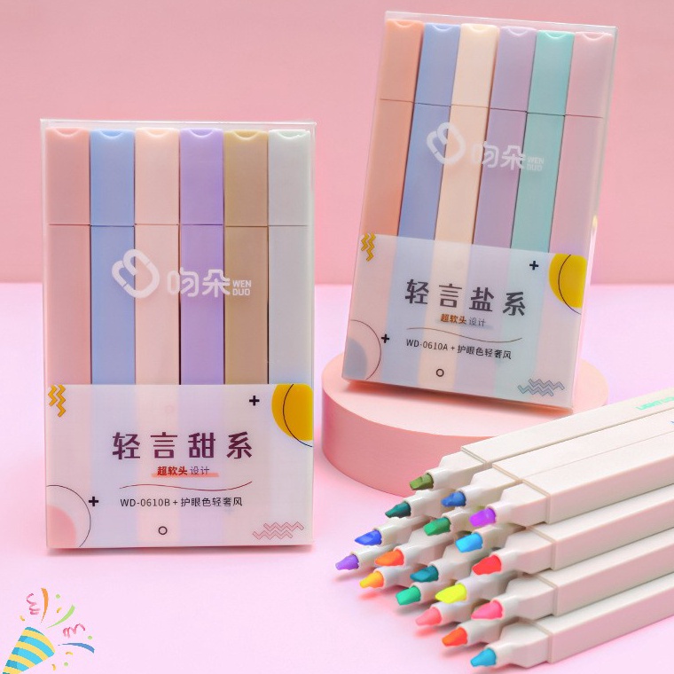 

Grosiran Murah Stabilo /stabillo warna/stabilo isi 6 warna pastel