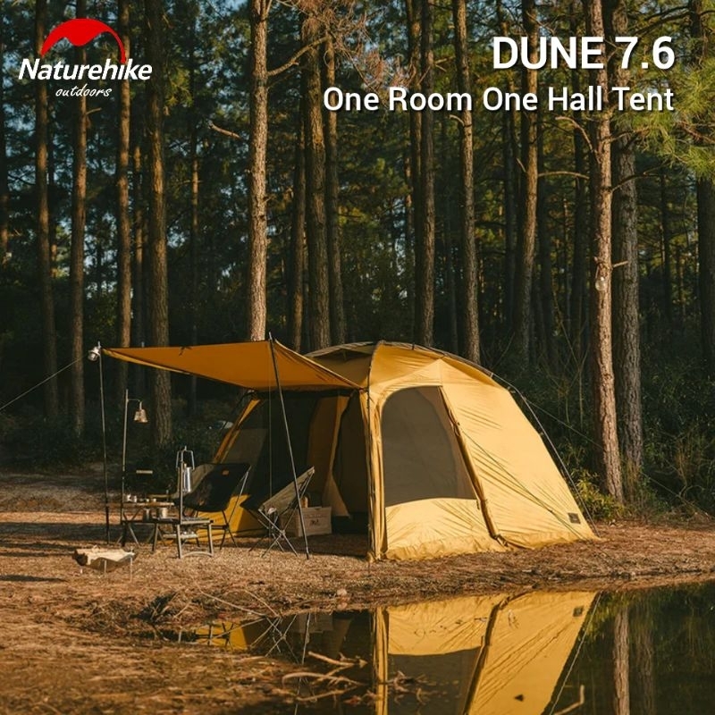 TENDA NATUREHIKE DUNE 7.6 CNH22ZP028 75D DOME TENT CAMPING HIKING ADVENTURE OUTDOOR PENDAKI GUNUNG B
