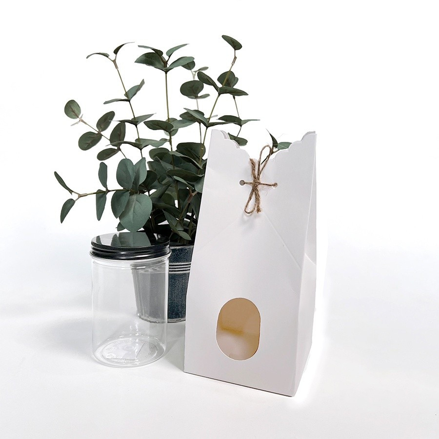 

Box Jar/ Mug / Jar selai souvenir ukuran 10.5 x 10.5 x 23 cm – Ivory (10 Pcs)