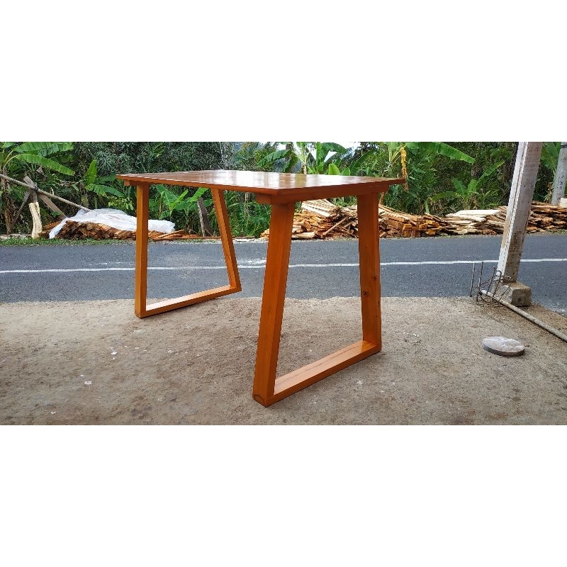 meja kayu minimalis Meja makan meja kantor  120x60x70