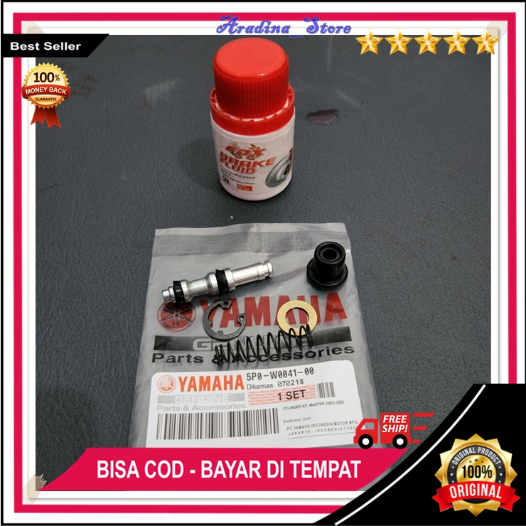Seal Master Rem + Minyak Rem Yamaha Mio J Ori Seal Rem Mio Soul GT Jupiter Z Vega R ZR Original