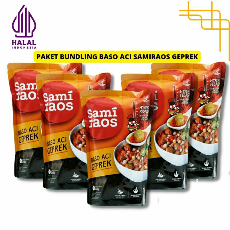 

Samiraos Baso Aci Geprek 5 pcs