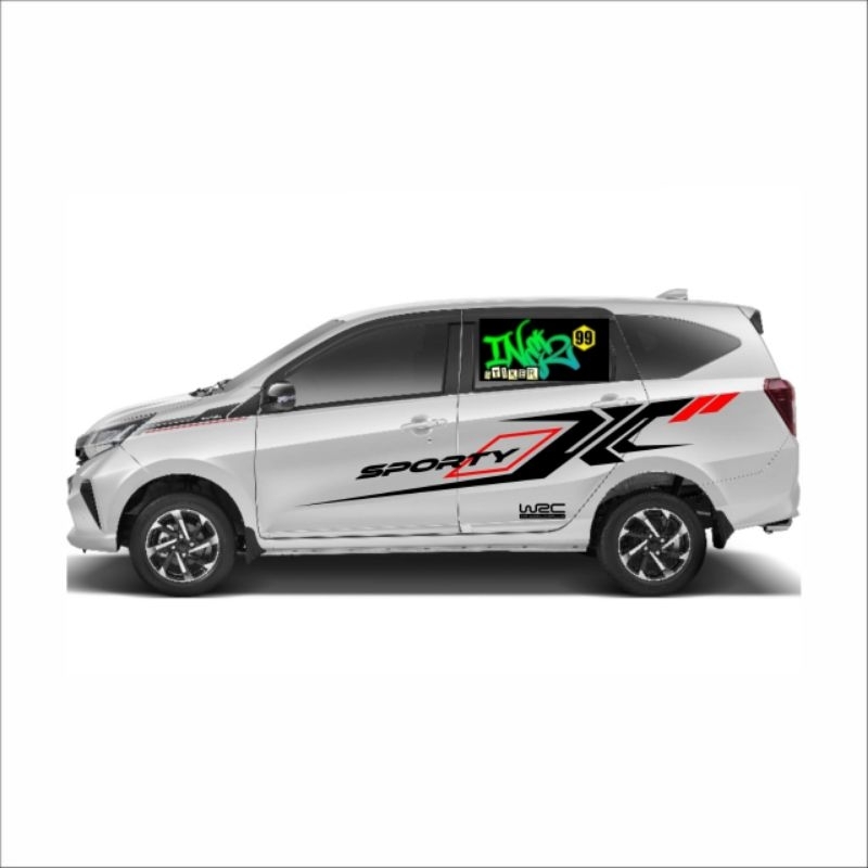 STIKER LIS BODY MOBIL CALYA CUTTING STICKER, Stiker Lis bodi mobil CALYA terlaris