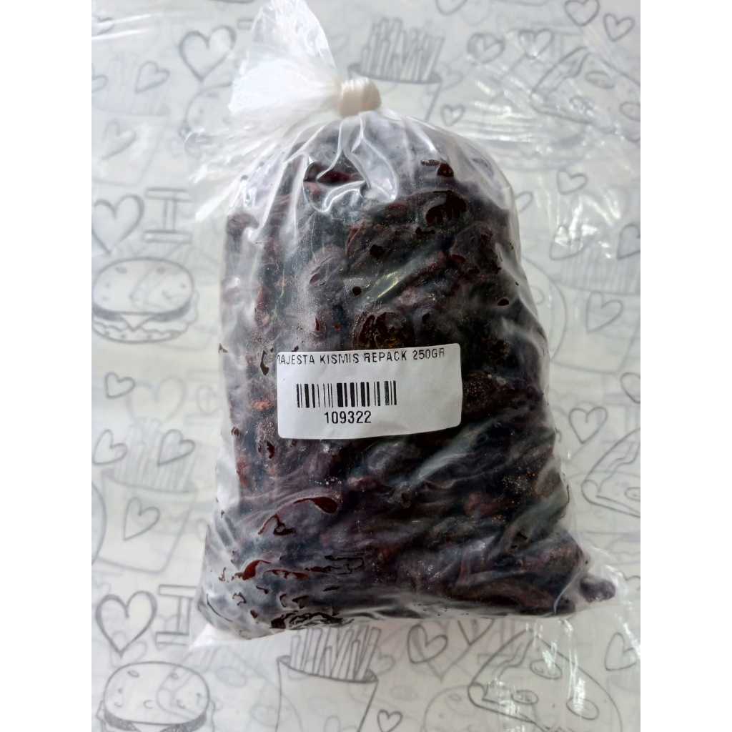 

KISMIS HITAM BLACK RAISIN NATURAL REPACK 250GR 100% ORIGINAL