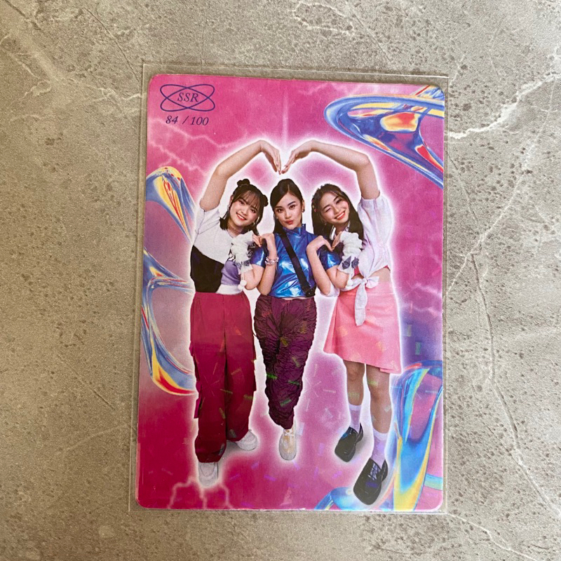 Official Photocard Adel-Ashel-Kathrina JKT48 x Anteraja SSR