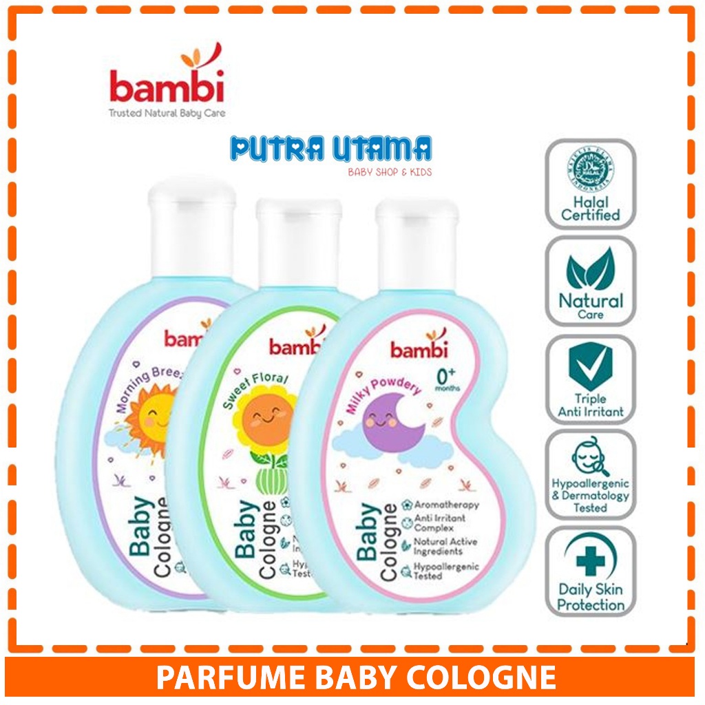 Parfume Bayi BAMBI Baby Cologne BAMBI Minyak Wangi Bayi