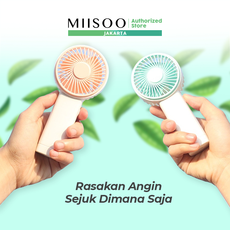 MIISOO Kipas kecil genggam Kipas Angin Mini Portable / Mini Fan / Kipas Genggam Cute