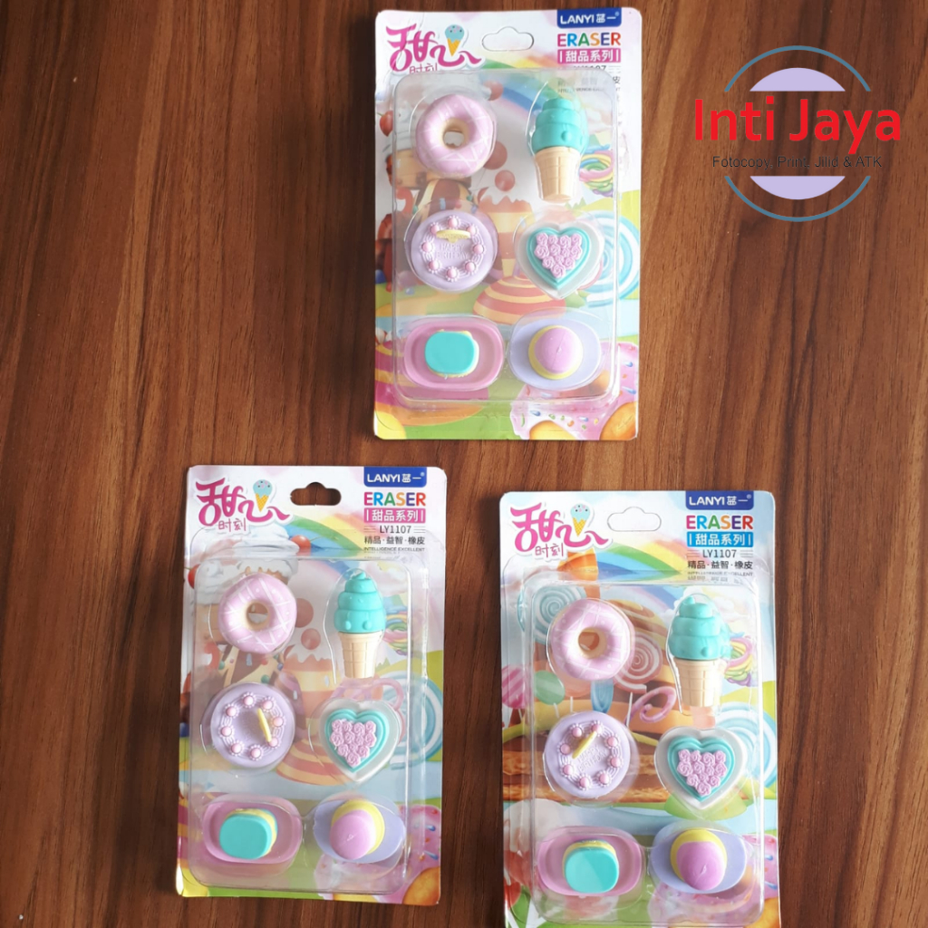 

Penghapus Lucu/ Stip Fancy Makanan Warna Pastel