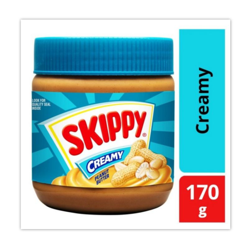 

Skippy Creamy Peanut Butter 170 gr Selai Kacang