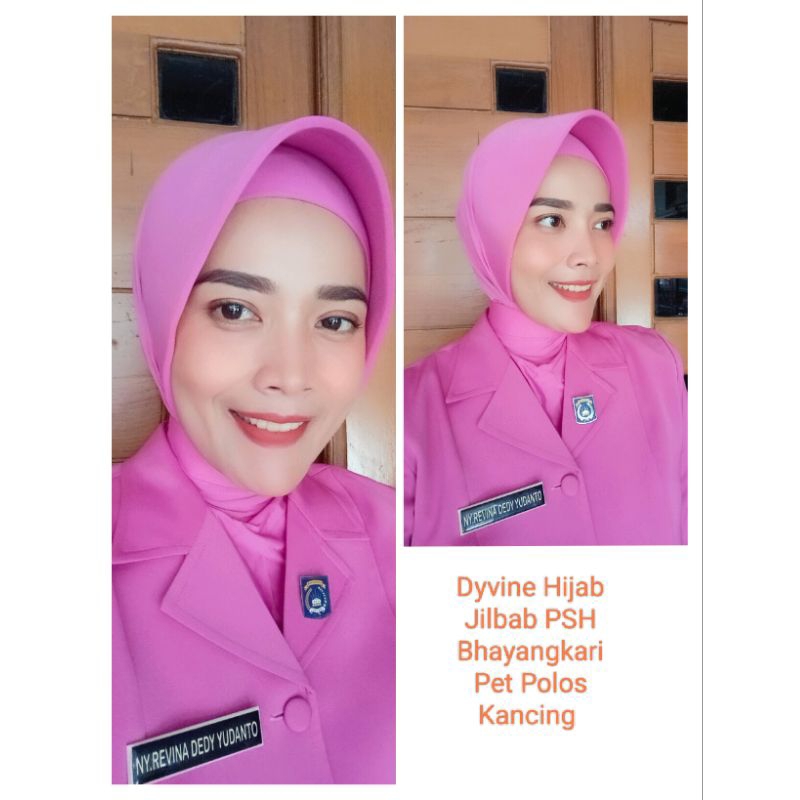 jilbab psh bhayangkari pet polos/jilbab bhayangkari/jilbab psh bhayangkari/dyvine hijab by revina st