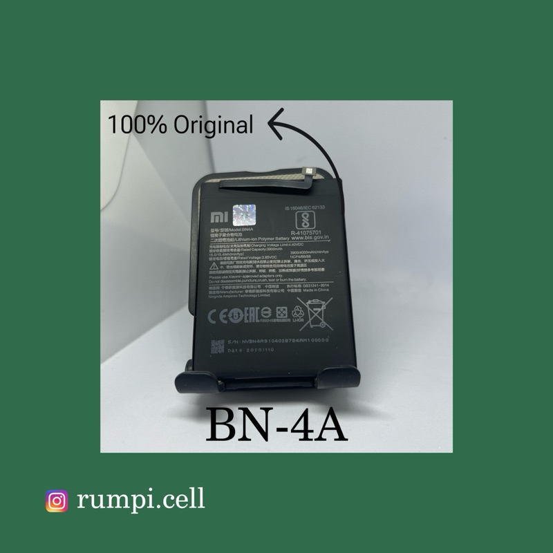 Batre Baterai BN4A Redmi Note7 Redmi Note 7pro 100% ORIGINAL