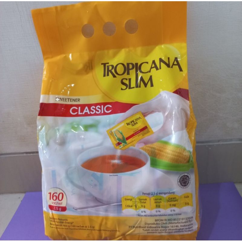 

TROPICANA SLIM SWEETENER CLASSIC 160 SACHET