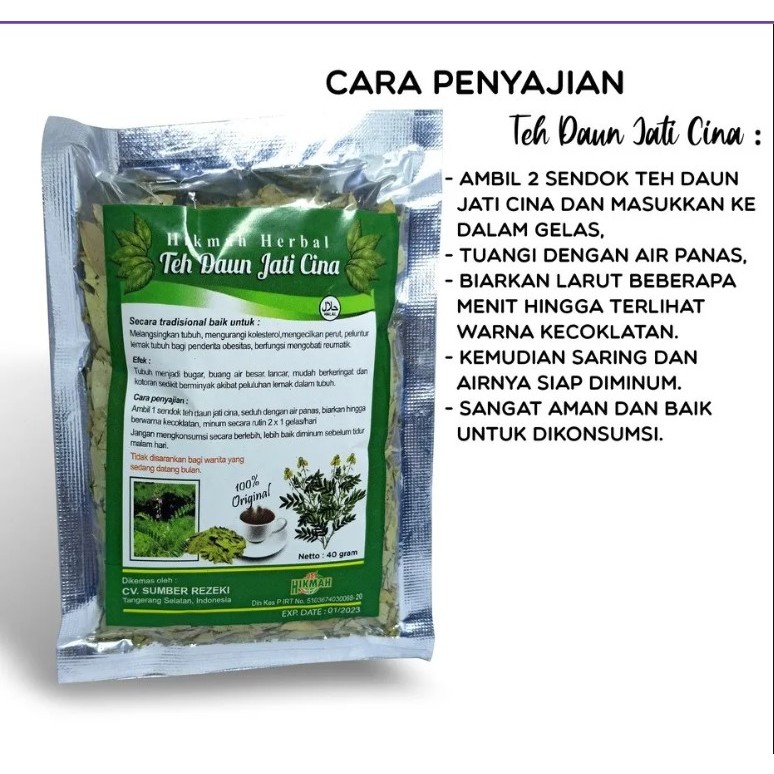 

Teh Daun Jati Cina 40 gr / Teh Diet / Teh Pelangsing / Teh Peluntur lemak