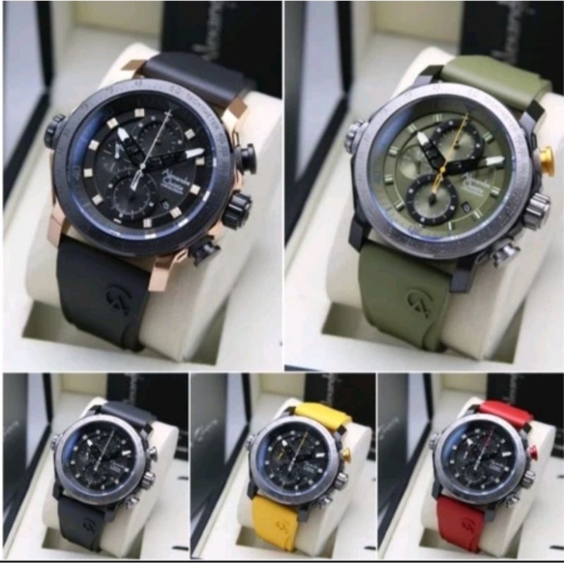 Jam Tangan Pria Original Alexandre Christie AC6565/6565/ac6565