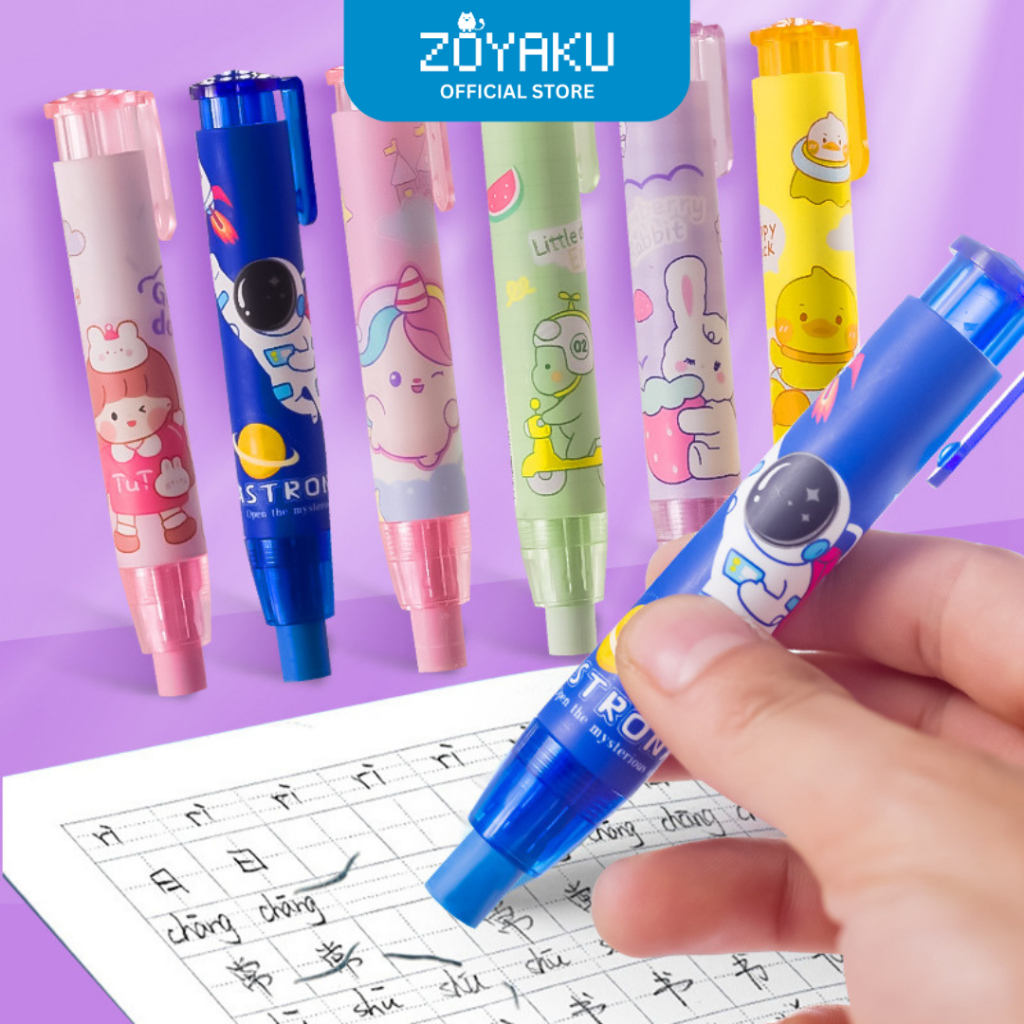 

Penghapus Pensil Mekanik Press Eraser Karet Karakter Lucu STY7023