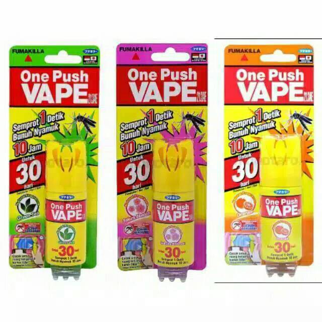 VAPE One Push Nyamuk 1x semprot 30 hari