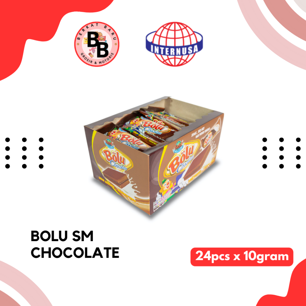 

[BB SNACK] BOLU SM CAKE COKLAT/PANDAN/STRAWBERRY 10GRAM