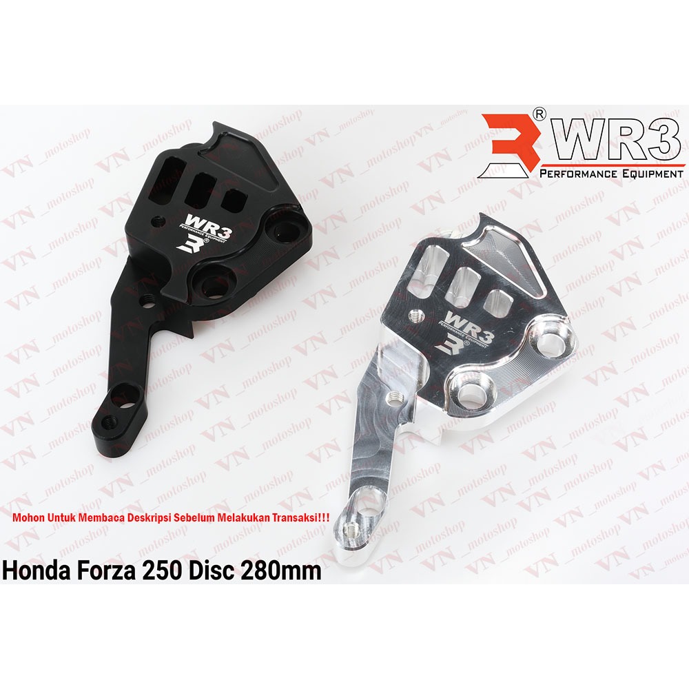 Breket WR3 Kaliper Depan Forza 280mm