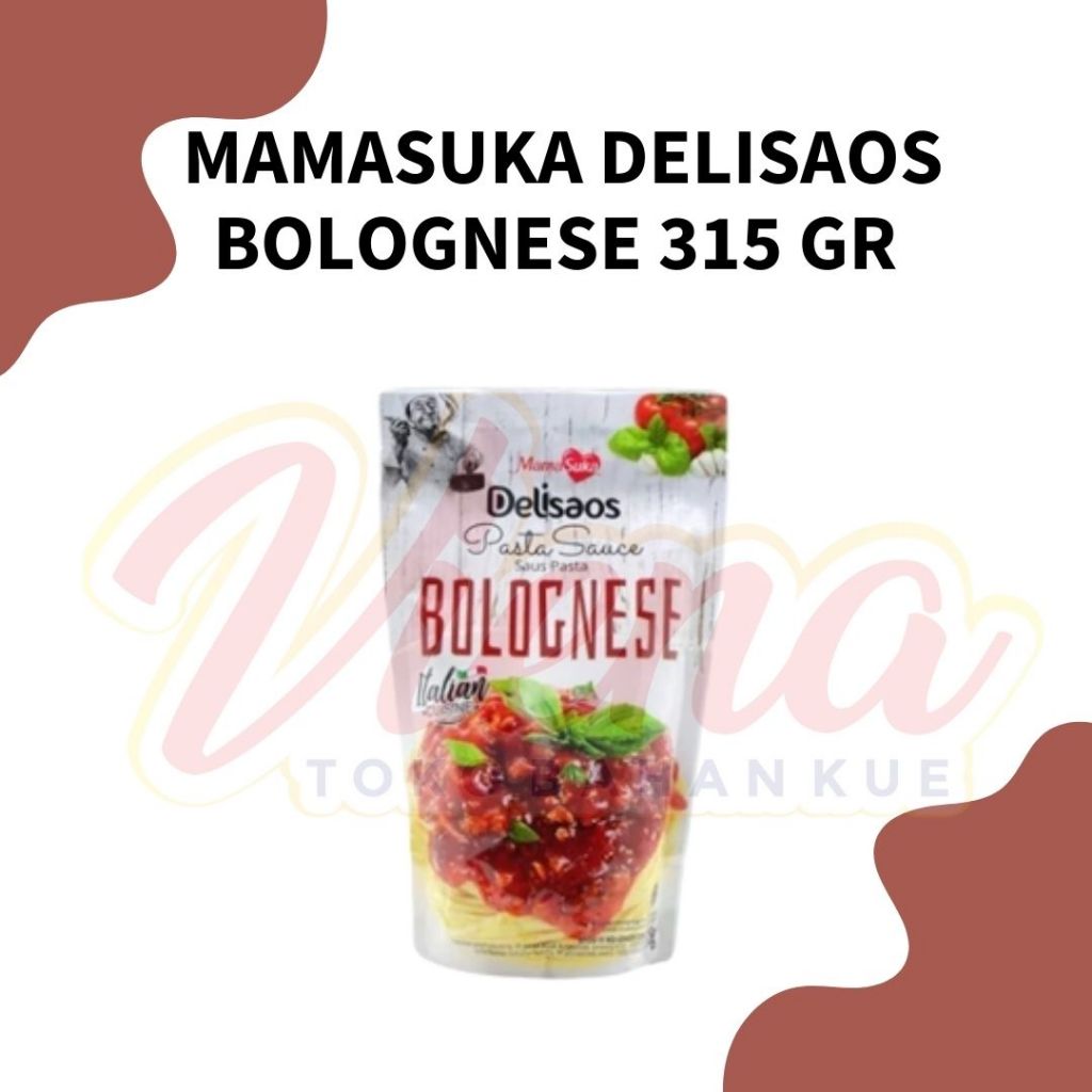 

Mamasuka Delisaos Bolognese 315gr / Saus Spaghetti Bolognese