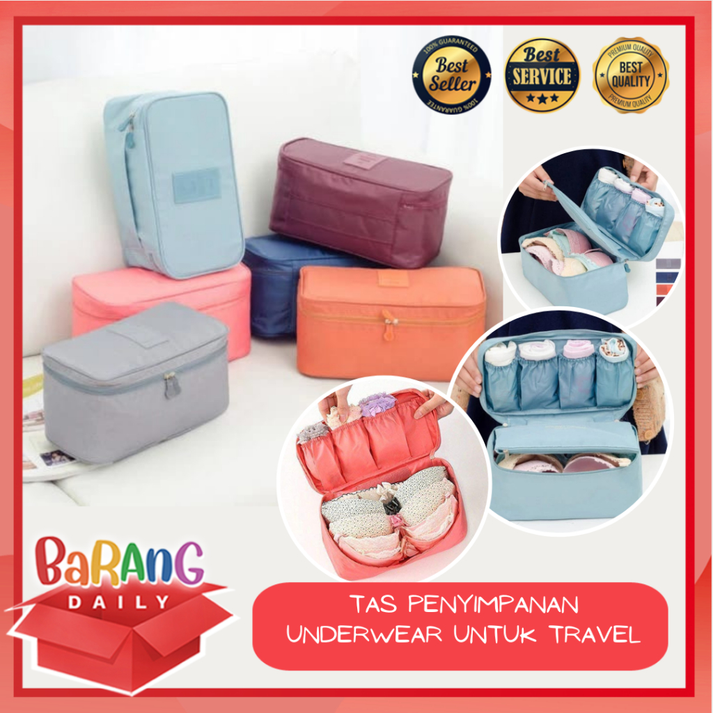 TAS PENYIMPANAN TRAVEL UNTUK UNDERWEAR / UNDERWEAR TRAVEL BAG