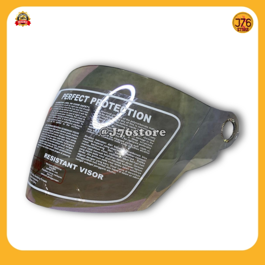 Visor Helmets Half Face JPX SUPREME/ JPX Z BLAST/ BXP NAVIGATOR DOUBLE VISOR Original Bye Clear Kaca