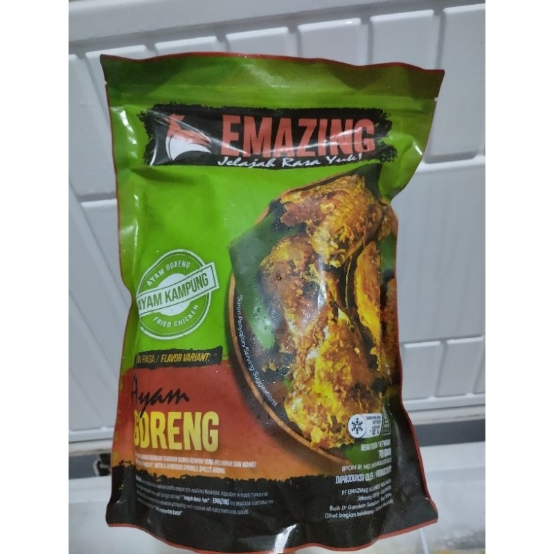 

Emazing Ayam Kampung Ayam Goreng uk 700 gr