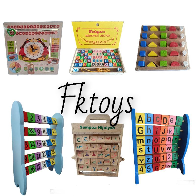 Mainan Edukasi Anak mainan kayu Ape TK paud