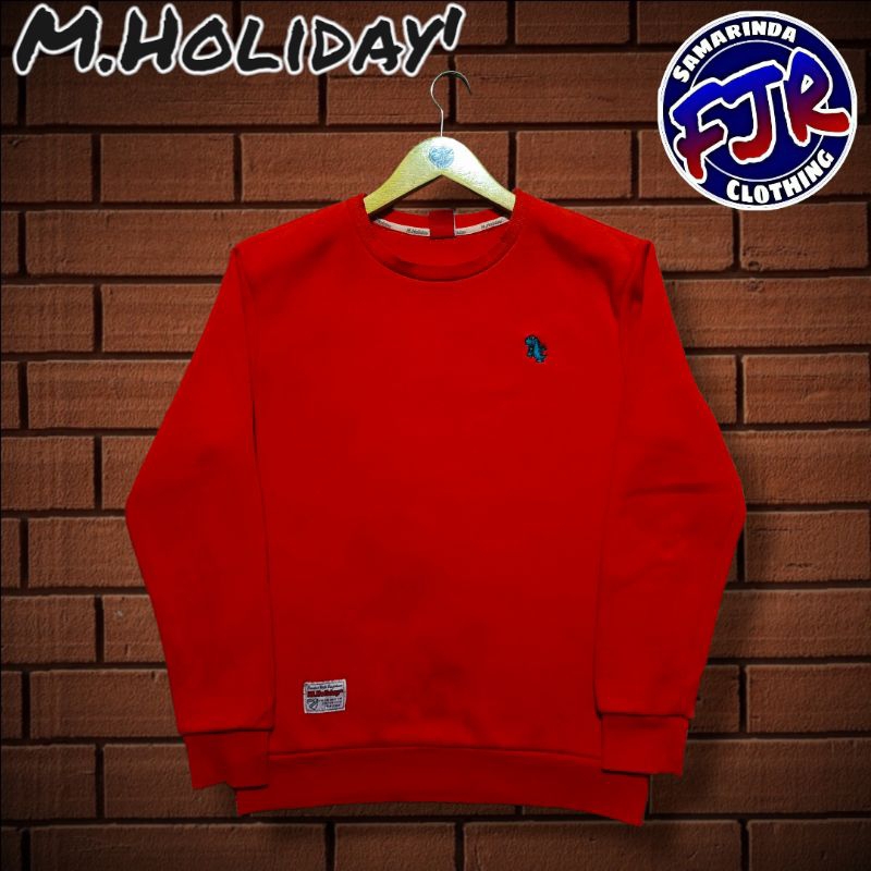 M.Holiday' Sherpa Dalam Crewneck Original