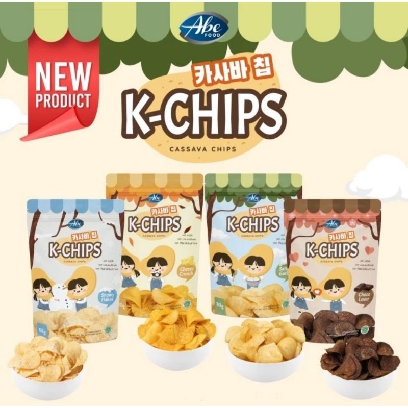 

Abe Food K-Chips/Snack Anak/Cemilan Sehat/ Kripik No MSG - ABE1037/ABE1038/ABE1039/ABE1040