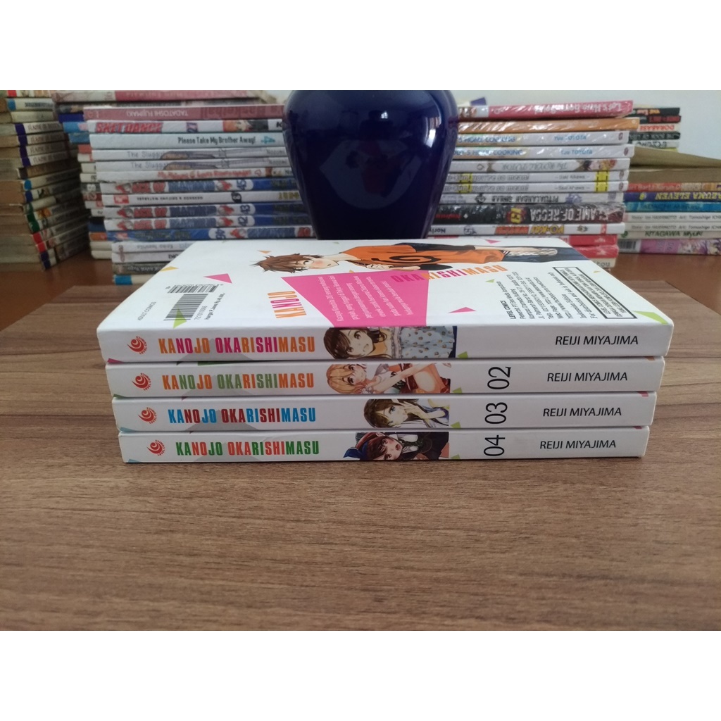 Komik Kanojo Okarishimasu 1-4 set