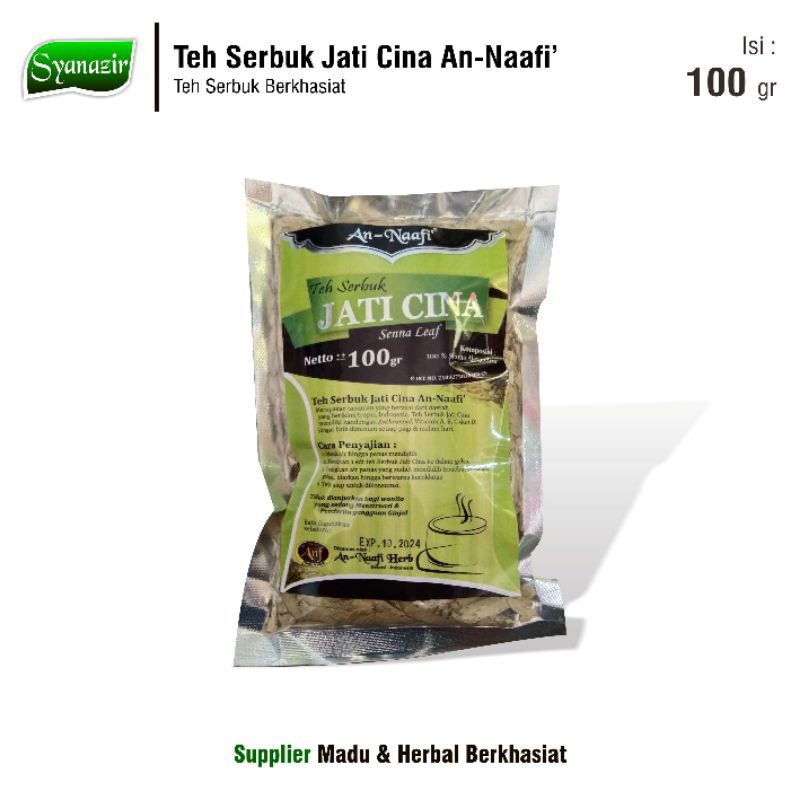 

Teh Serbuk Jati Cina An Naafi 100 gr