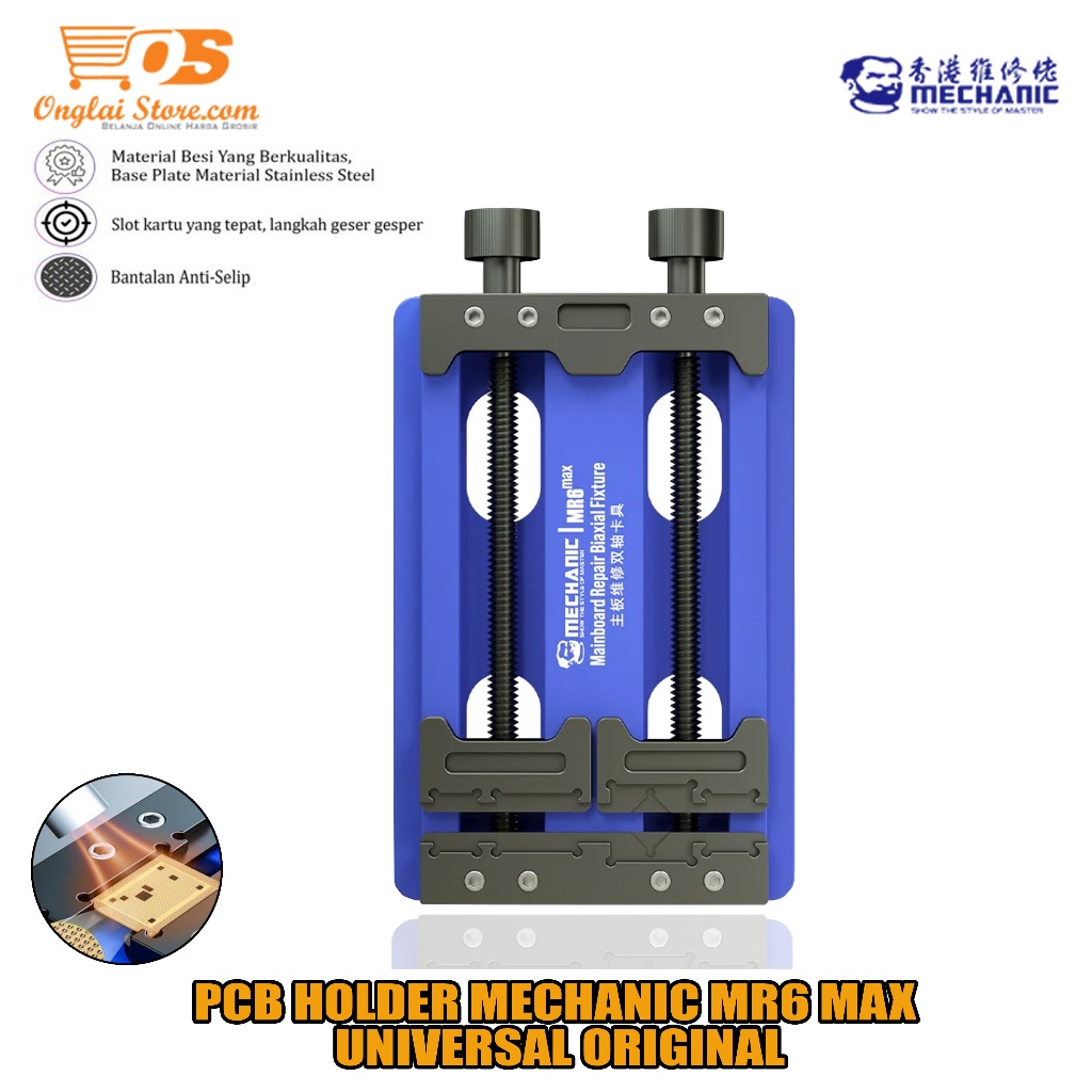 PCB HOLDER MECHANIC MR6 MAX DOUBLE BEARINGS VERSATILE FIXTURE ORIGINAL
