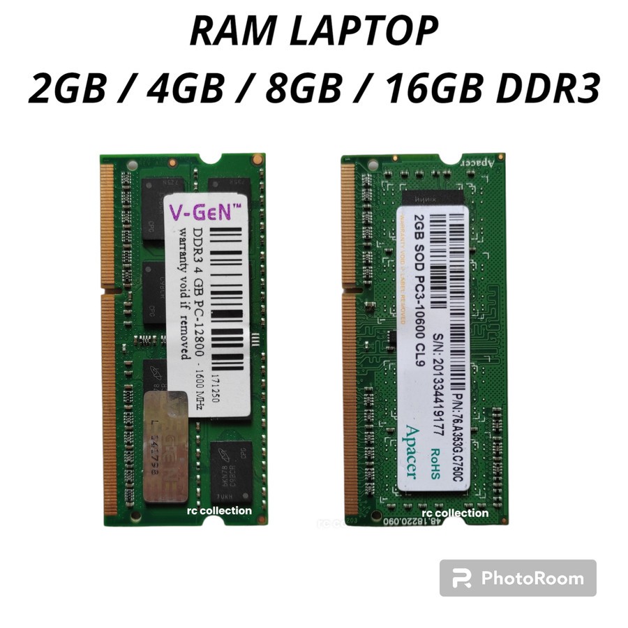 Aulialia Shop RAM Laptop 2GB 4GB 8GB 16GB DDR3 Copotan - 2GB DDR3 10600