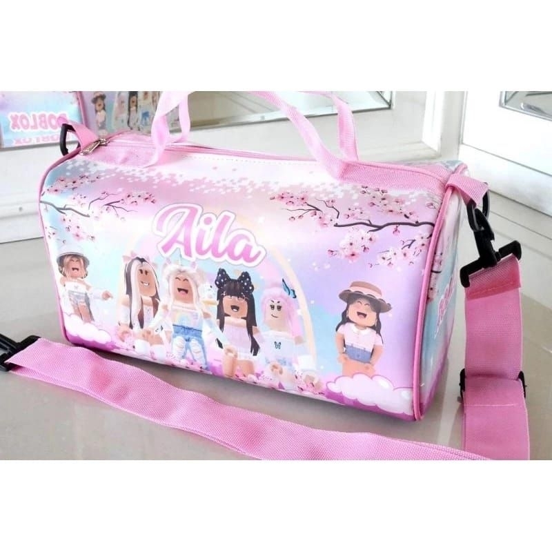 goodie bag ulang tahun/souvenir tas sport custom/sling bag/souvenir kantor/perpisahan wisuda sekolah