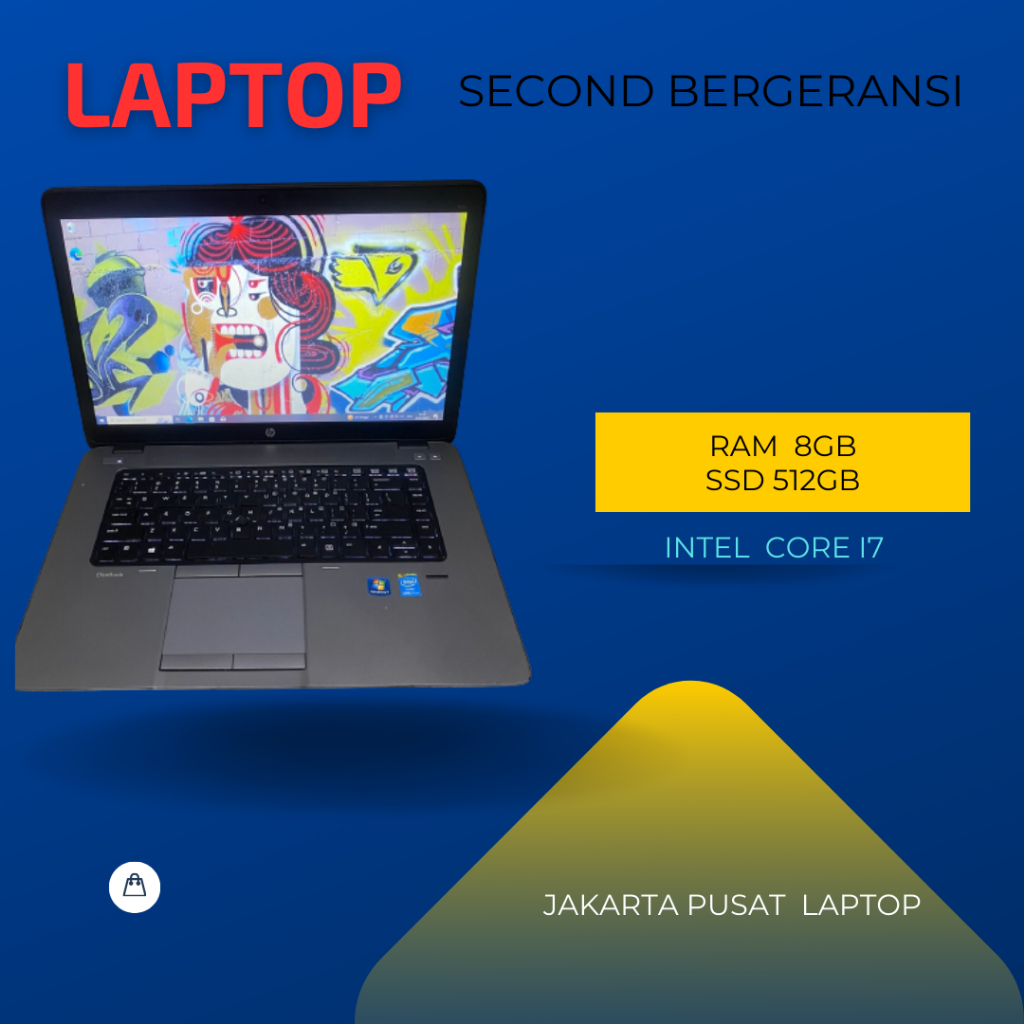 LAPTOP HP ELITEBOOK 850 G1 8/512GB  INTEL CORE I7 GEN 4