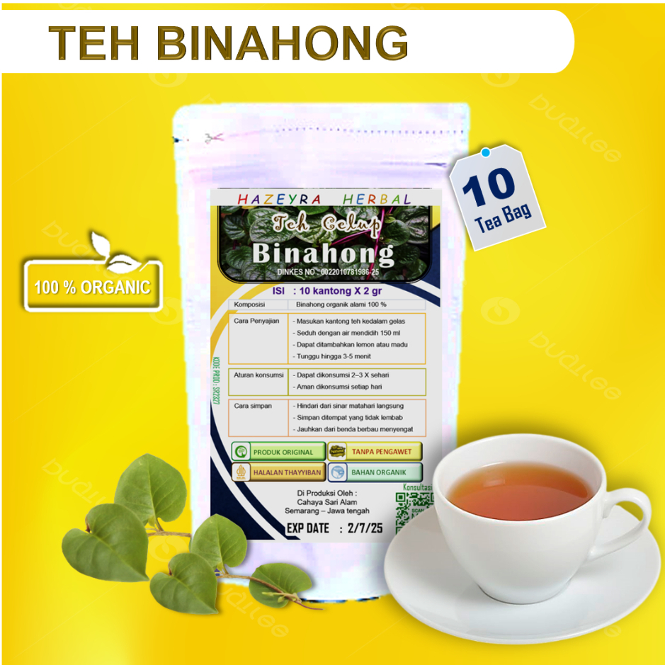 

Teh celup obat gatal binahong diabetes luka bakar maag darah tinggi gula darah tinggi isi 10pcs