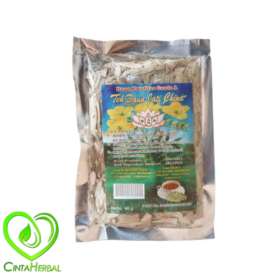 

Teh Daun Jati Cina - Teh Jati Cina - Teh Peluntur Lemak sliming leaf 40gr