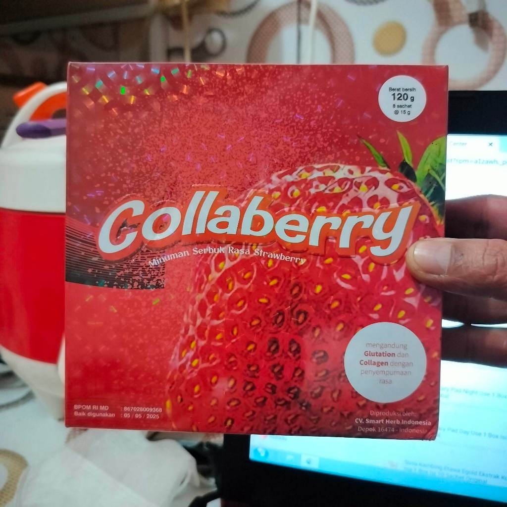 

Collaberry Minuman Serbuk Rasa Strawberry 1 box isi 5 sachet