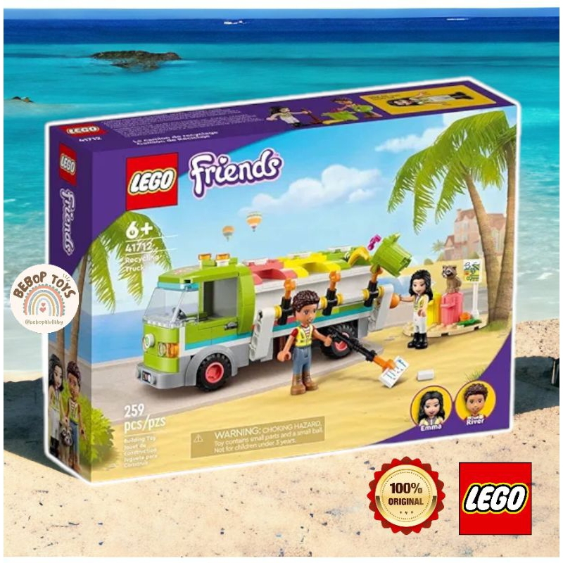 LEGO FRIENDS RECYCLING TRUCKS 41712 (259 pcs) ORIGINAL LEGO FRIENDS