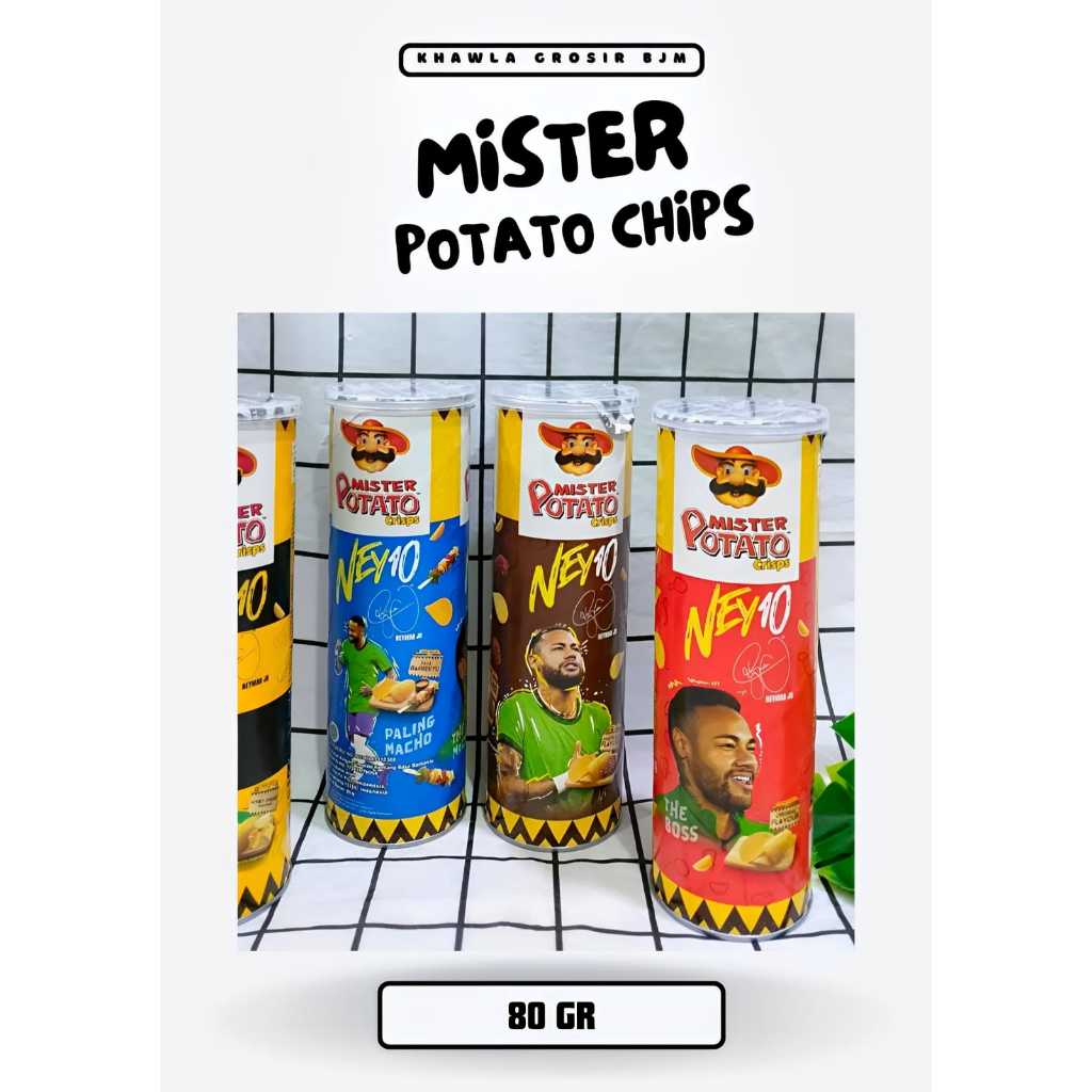 

MISTER POTATO CHIPS ALL VARIANT 80 GR