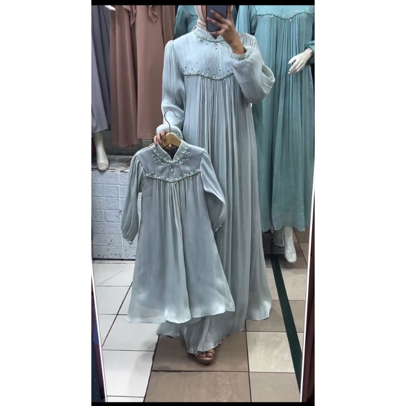 gamis shimmer, baju kondangan, baju Bridesmaids, baju lamaran,baju pesta, baju syari