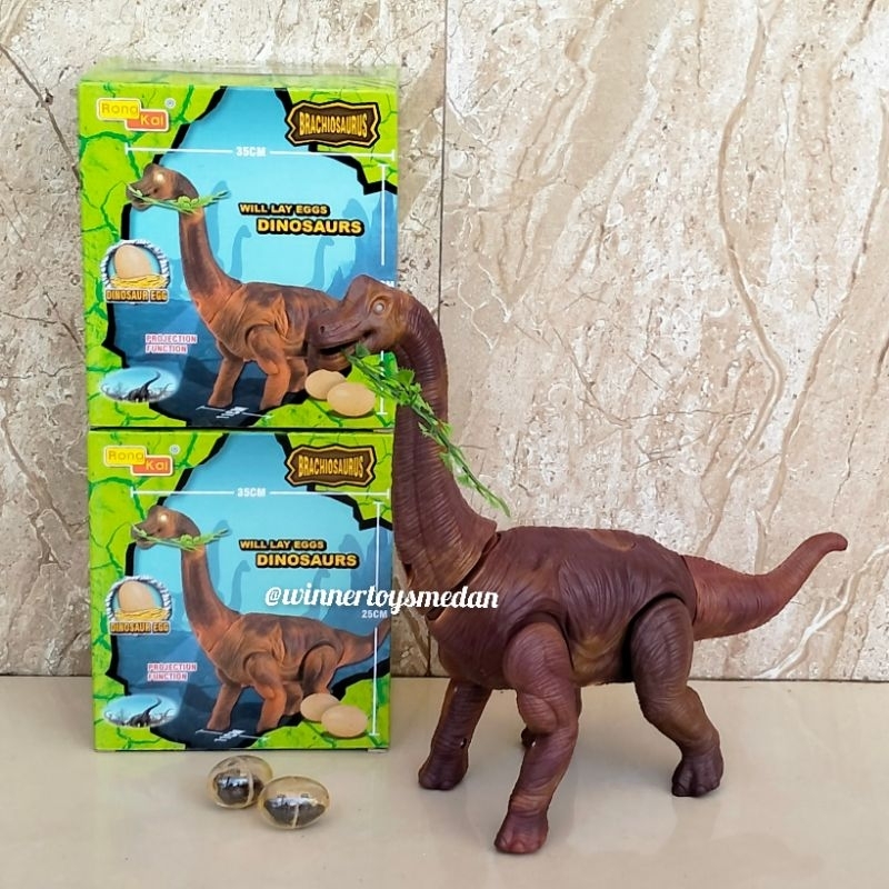 Mainan Dinosaurus Bertelur / Dinosaurus Egg / Dinosaurus Jalan BO