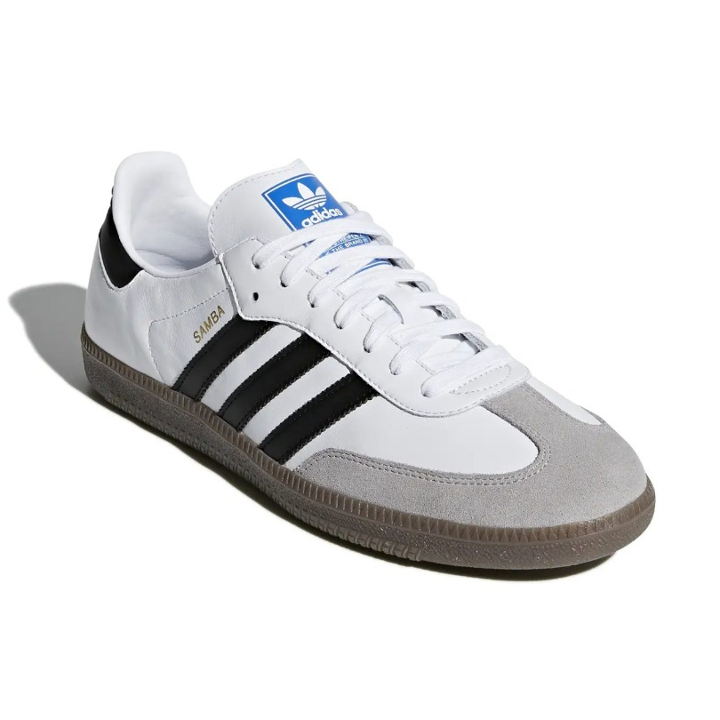 Sepatu Sneakers Pria Adidas Samba OG White CBlack CGrani Original B75806