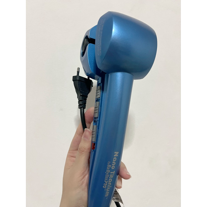 BABYLISS pro MIRACURL nano titanium by babylisspro preloved alat keriting wavy curly rambut otomatis