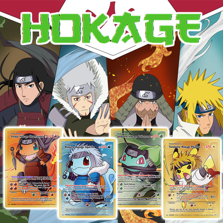 KARTU POKEMON TCG HOLOGRAM SPECIAL STARTER HOKAGE