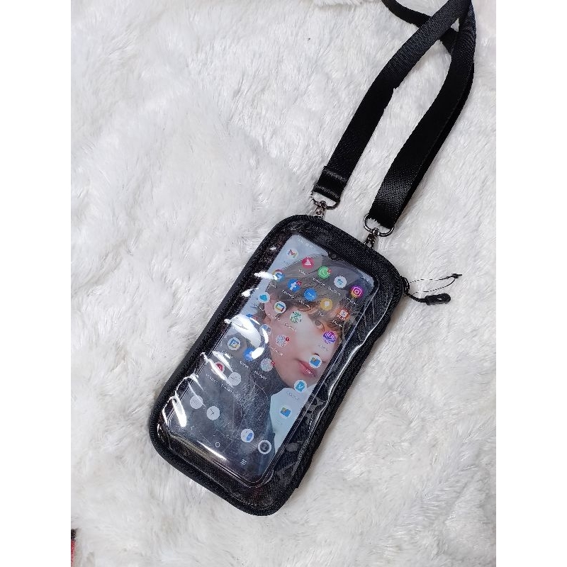 (K2T) TAS DOMPET HP HANGING WALLET GANTUNG SELEMPANG PRIA WANITA MINI PREMIUM IMPORT (FZ)
