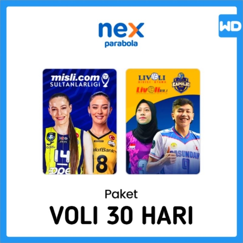 Paket Voli 30 Hari Nex parabola Proliga